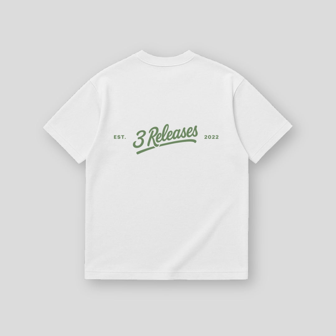 3 Releases T-Shirt White