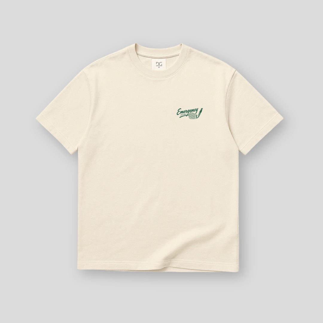 Emergency Use Only T-Shirt Ecru