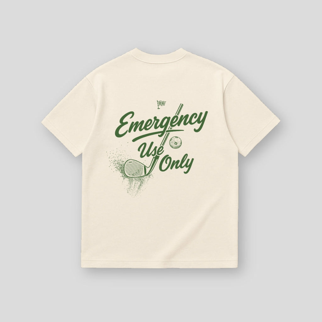 Emergency Use Only T-Shirt Ecru