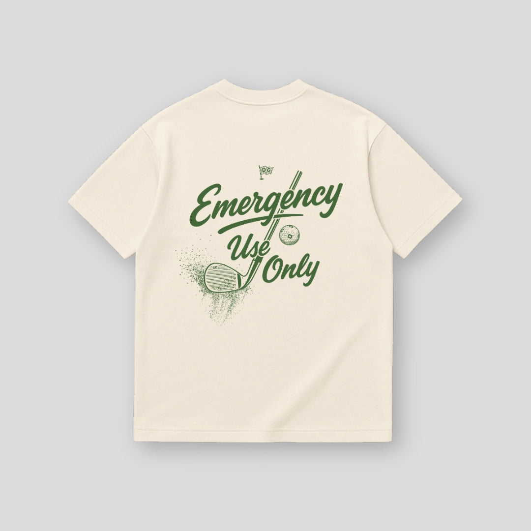 Emergency Use Only T-Shirt Ecru