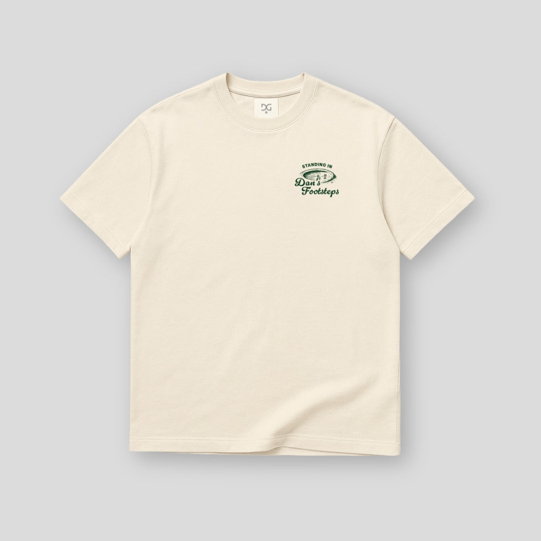 Standing in Dan's Footsteps T-Shirt Ecru